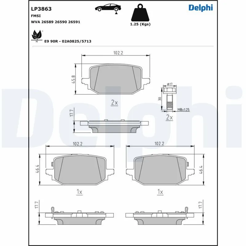 Brake Pad Set, disc brake