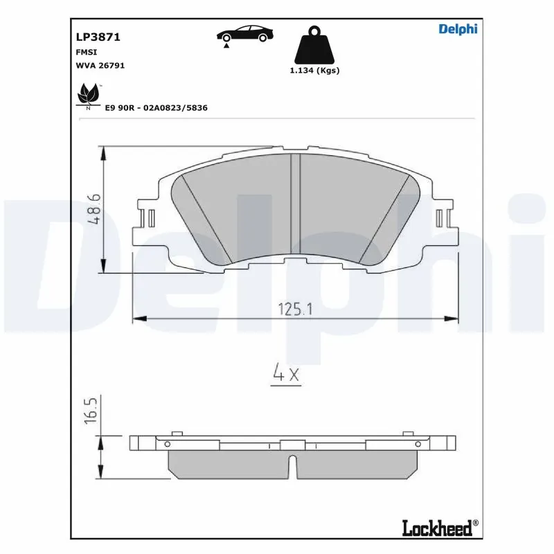 Brake Pad Set, disc brake