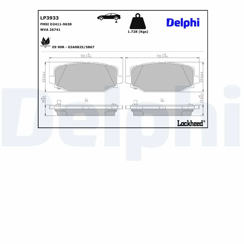 Brake Pad Set, disc brake