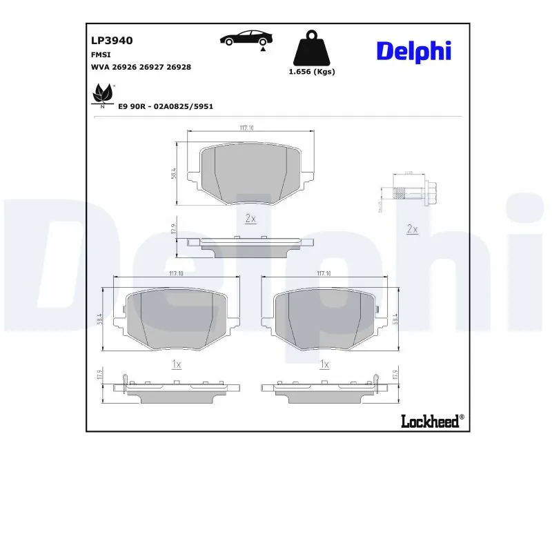 Brake Pad Set, disc brake