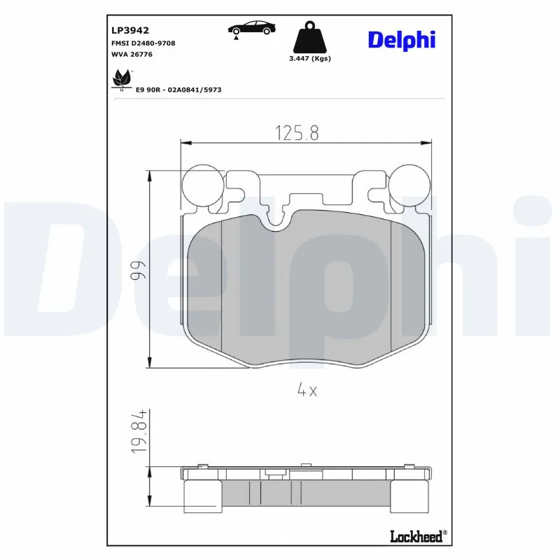 Brake Pad Set, disc brake