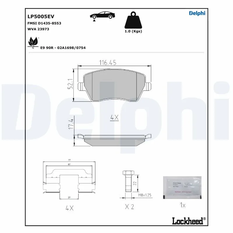 Brake Pad Set, disc brake