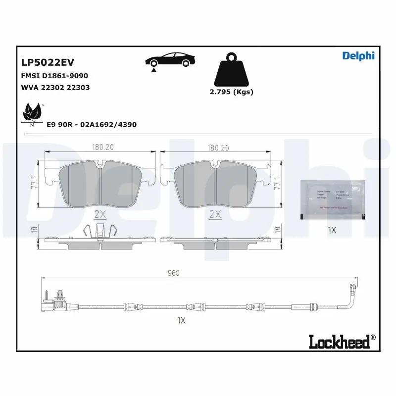Brake Pad Set, disc brake