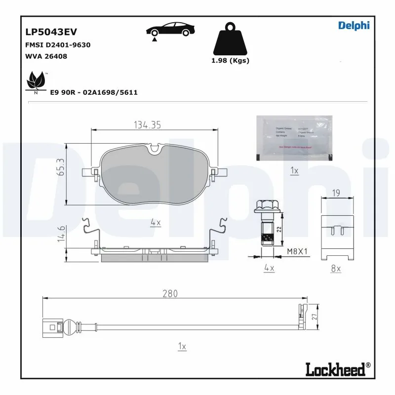 Brake Pad Set, disc brake