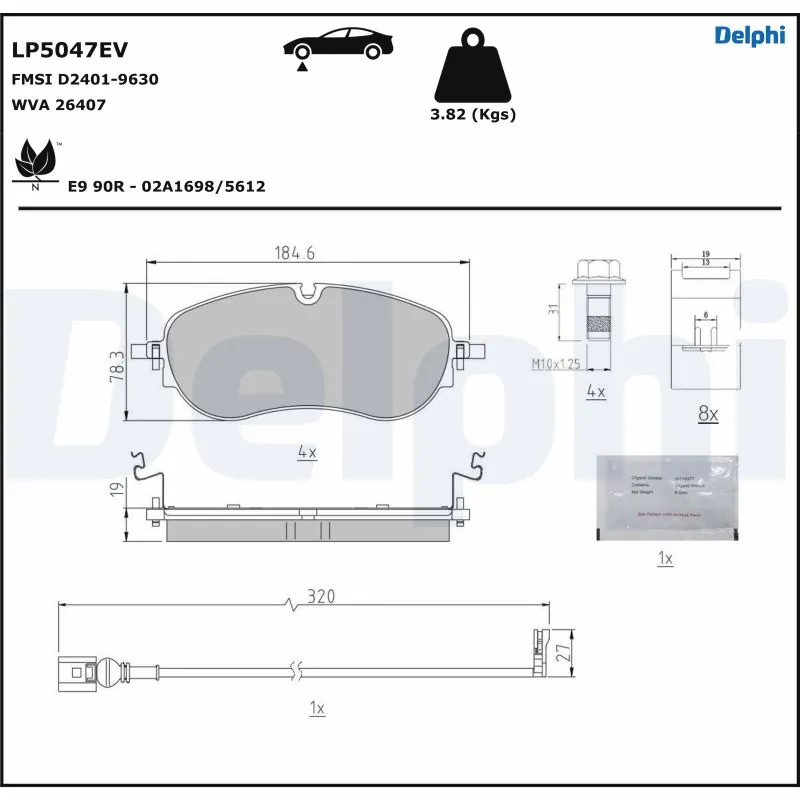 Brake Pad Set, disc brake