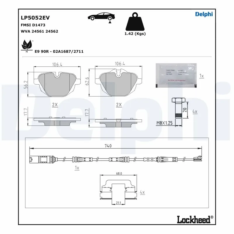 Brake Pad Set, disc brake