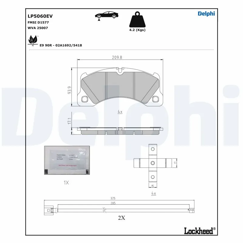 Brake Pad Set, disc brake