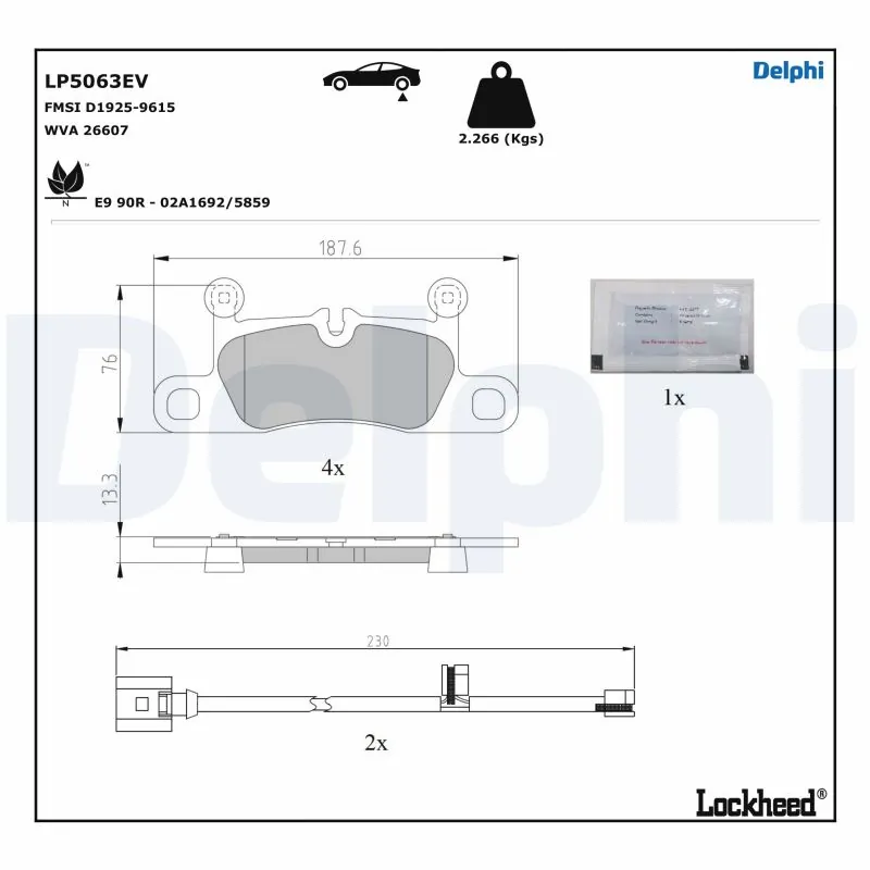 Brake Pad Set, disc brake
