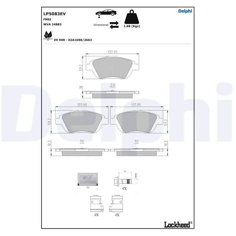 Brake Pad Set, disc brake