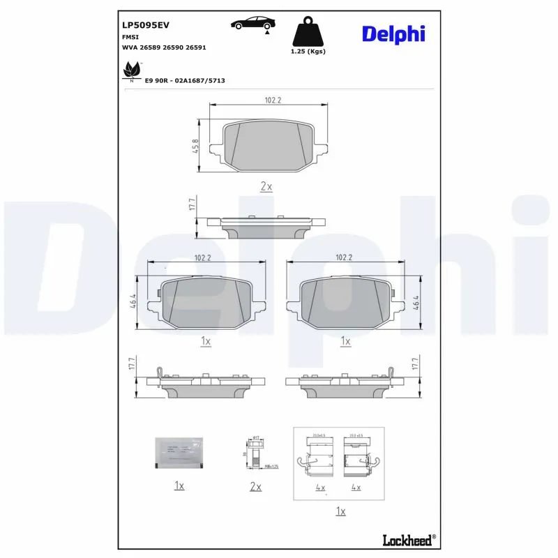 Brake Pad Set, disc brake