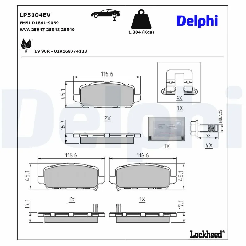Brake Pad Set, disc brake