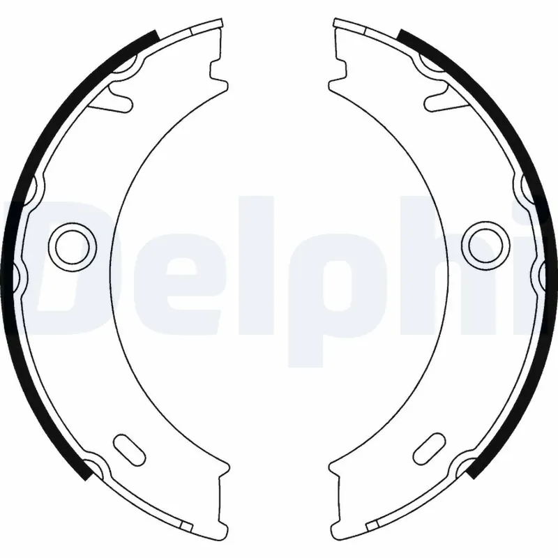 Brake Shoe Set, parking brake