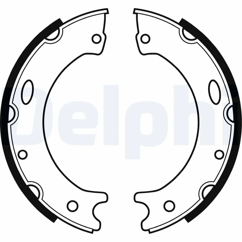 Brake Shoe Set, parking brake
