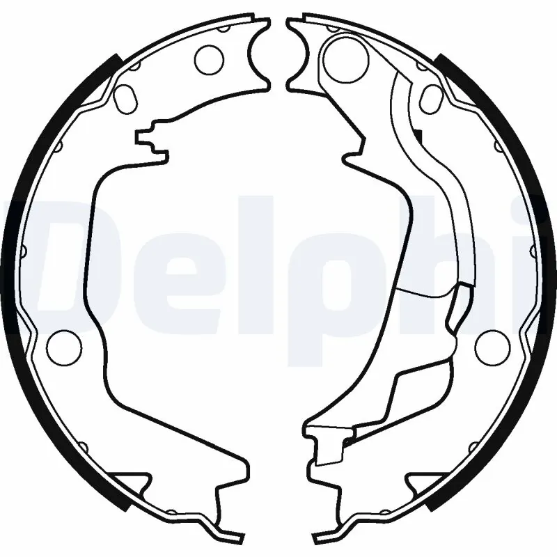 Brake Shoe Set, parking brake