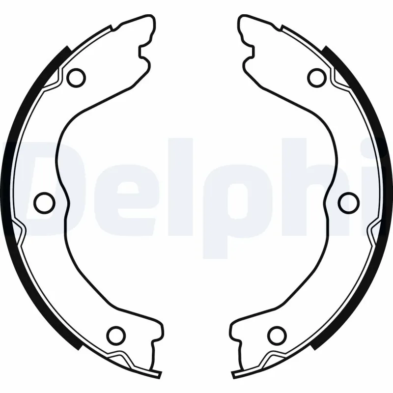 Brake Shoe Set, parking brake
