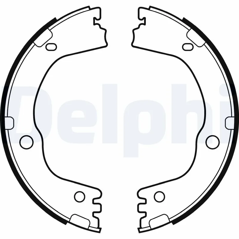 Brake Shoe Set, parking brake