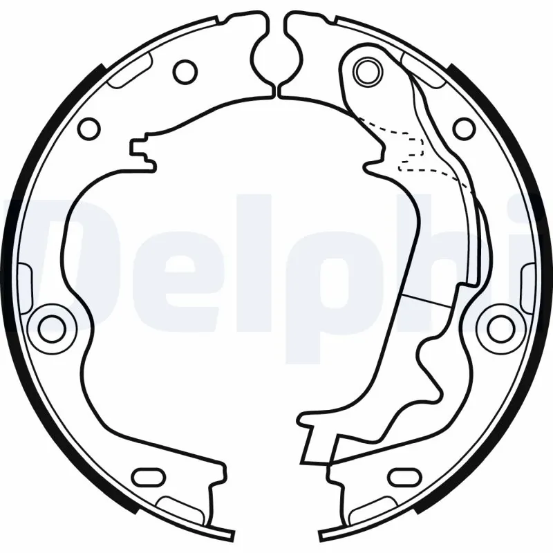 Brake Shoe Set, parking brake