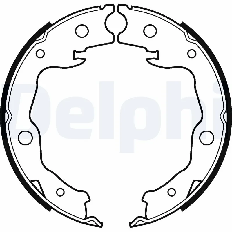 Brake Shoe Set, parking brake
