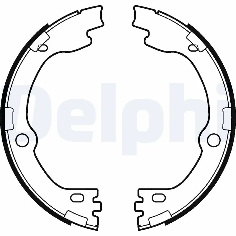 Brake Shoe Set, parking brake