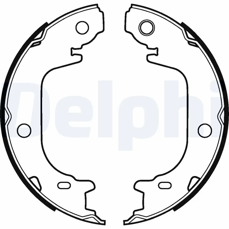 Brake Shoe Set, parking brake