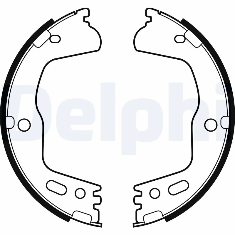 Brake Shoe Set, parking brake