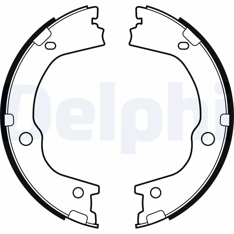 Brake Shoe Set, parking brake