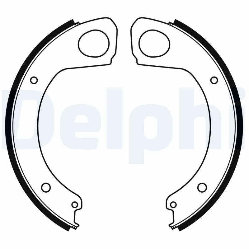 Brake Shoe Set, parking brake