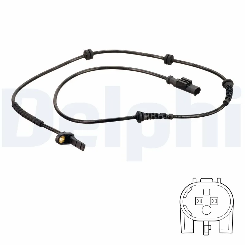 Sensor, wheel speed