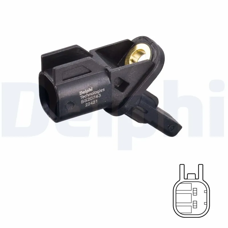 Sensor, wheel speed