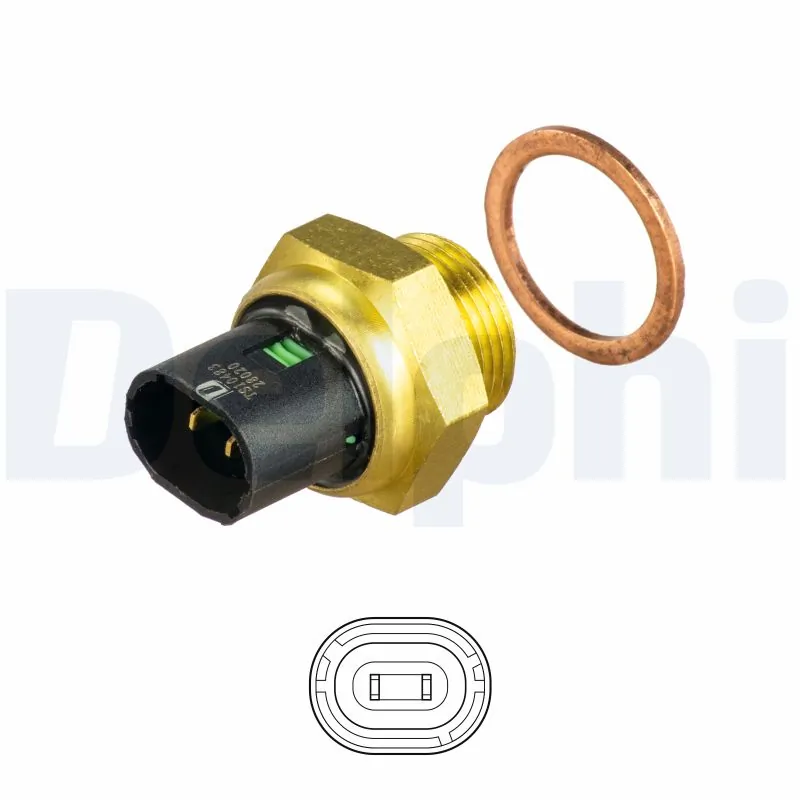 Sensor, coolant temperature