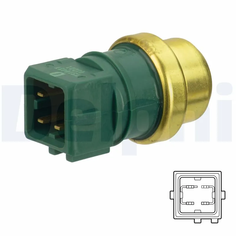 Sensor, coolant temperature
