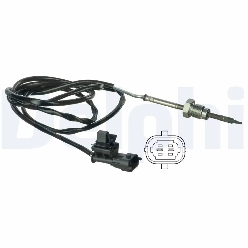 Sensor, exhaust gas temperature