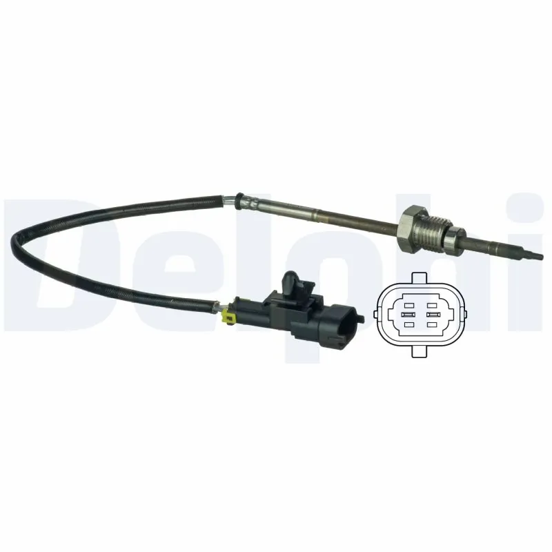 Sensor, exhaust gas temperature