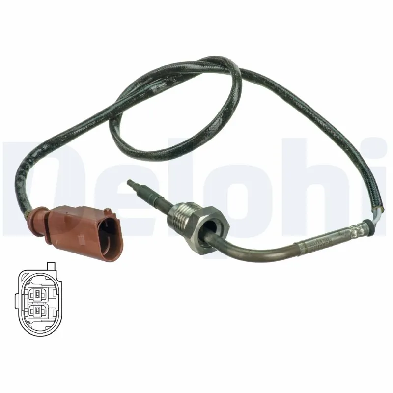 Sensor, exhaust gas temperature