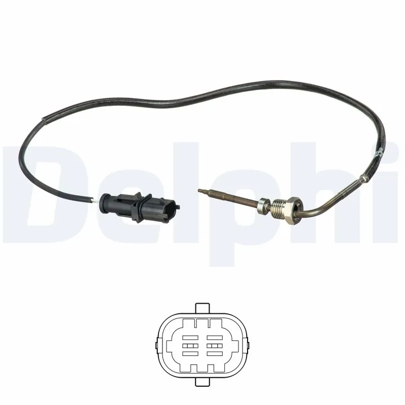 Sensor, exhaust gas temperature