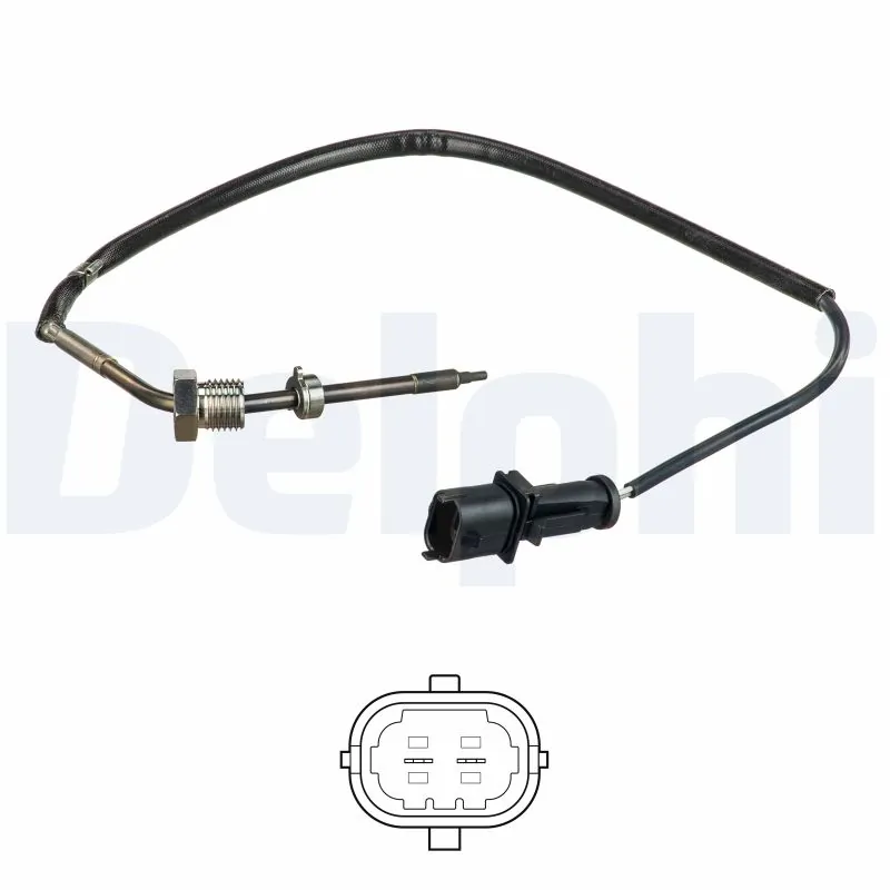 Sensor, exhaust gas temperature