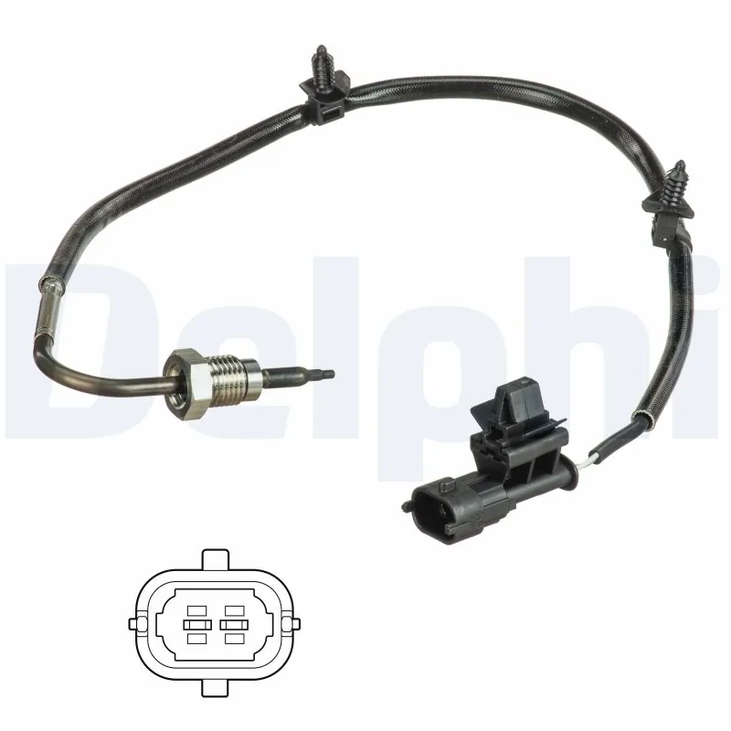 Sensor, exhaust gas temperature