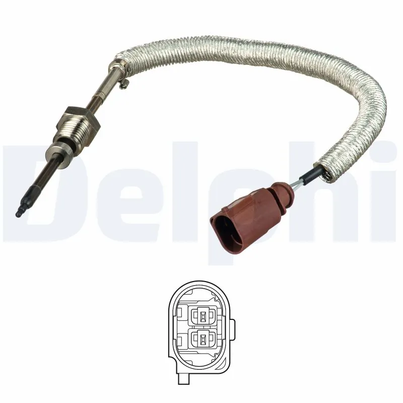 Sensor, exhaust gas temperature
