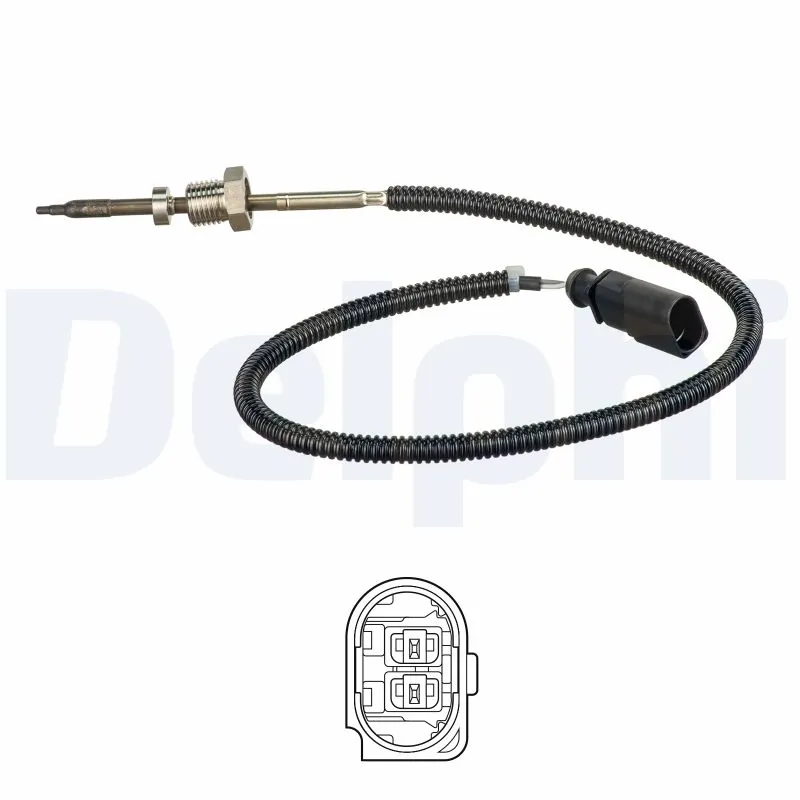 Sensor, exhaust gas temperature