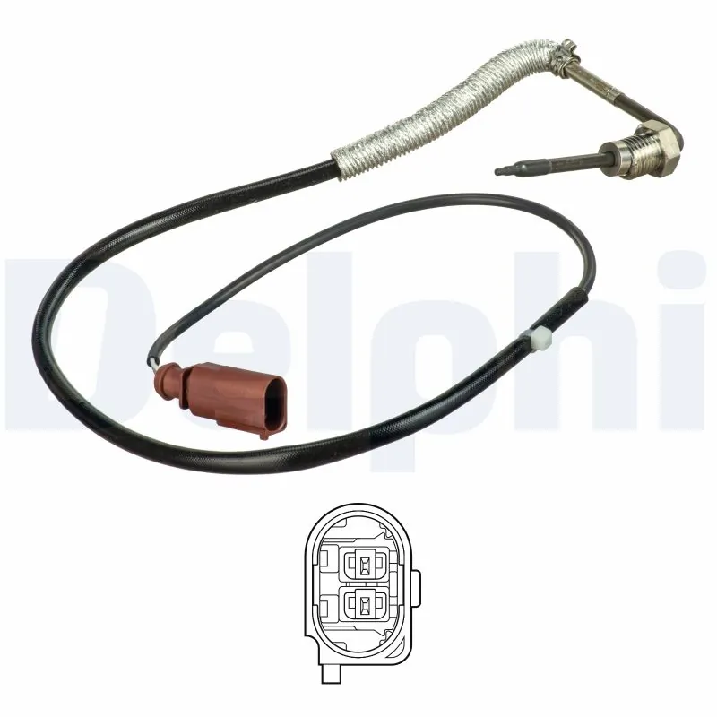 Sensor, exhaust gas temperature