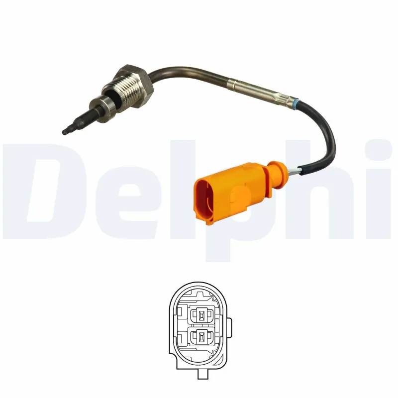 Sensor, exhaust gas temperature