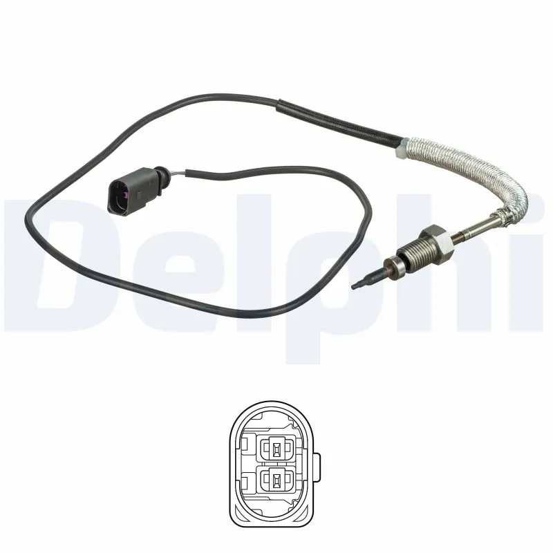 Sensor, exhaust gas temperature