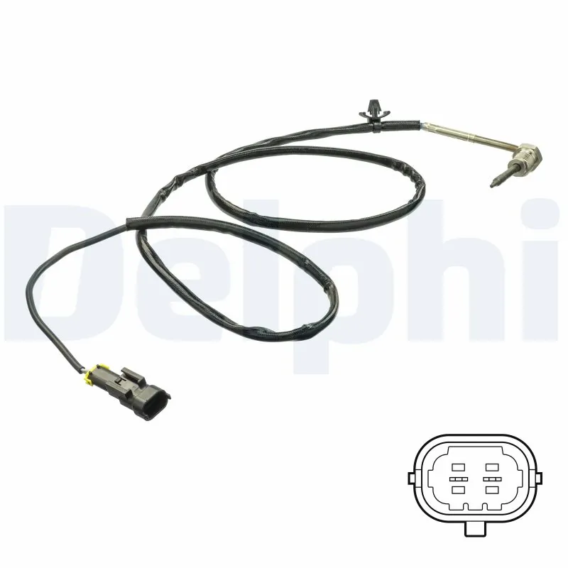 Sensor, exhaust gas temperature