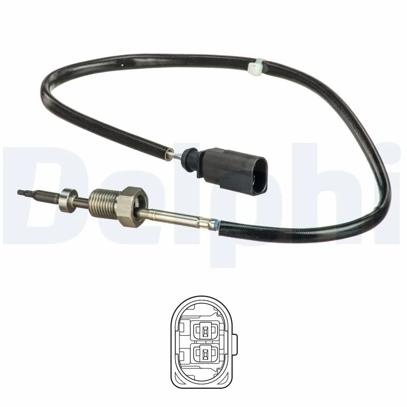 Sensor, exhaust gas temperature