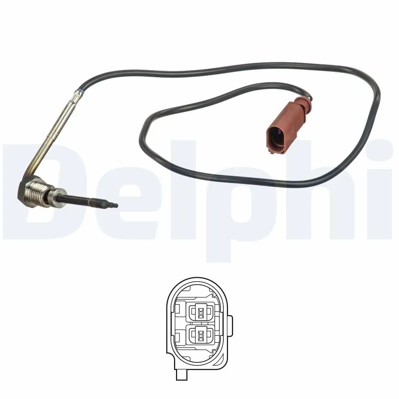Sensor, exhaust gas temperature
