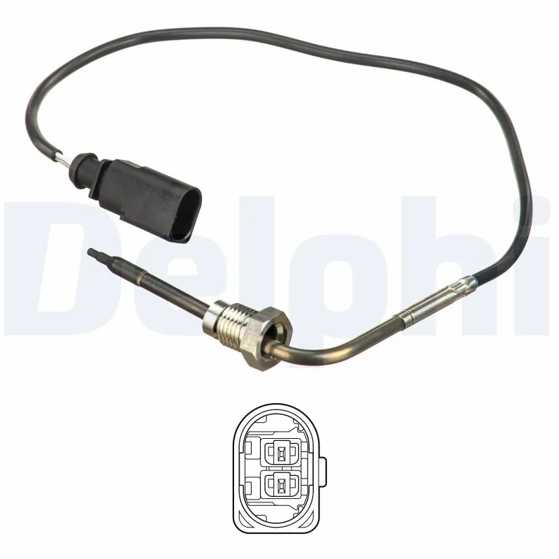 Sensor, exhaust gas temperature