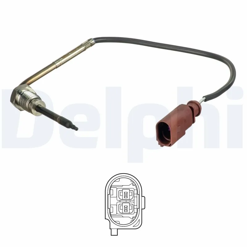 Sensor, exhaust gas temperature
