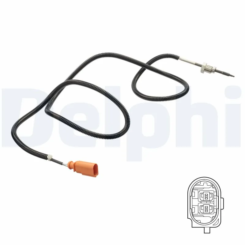 Sensor, exhaust gas temperature
