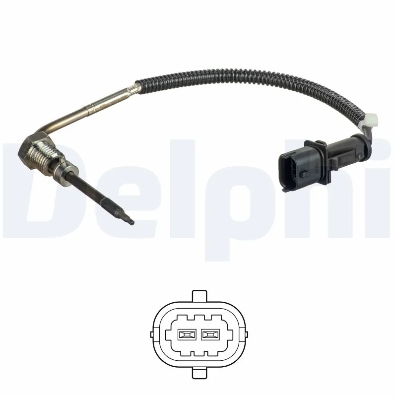 Sensor, exhaust gas temperature