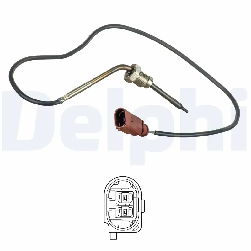 Sensor, exhaust gas temperature